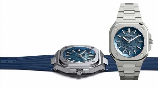 Bell &amp; Ross  - BR 05 Skeleton Blue