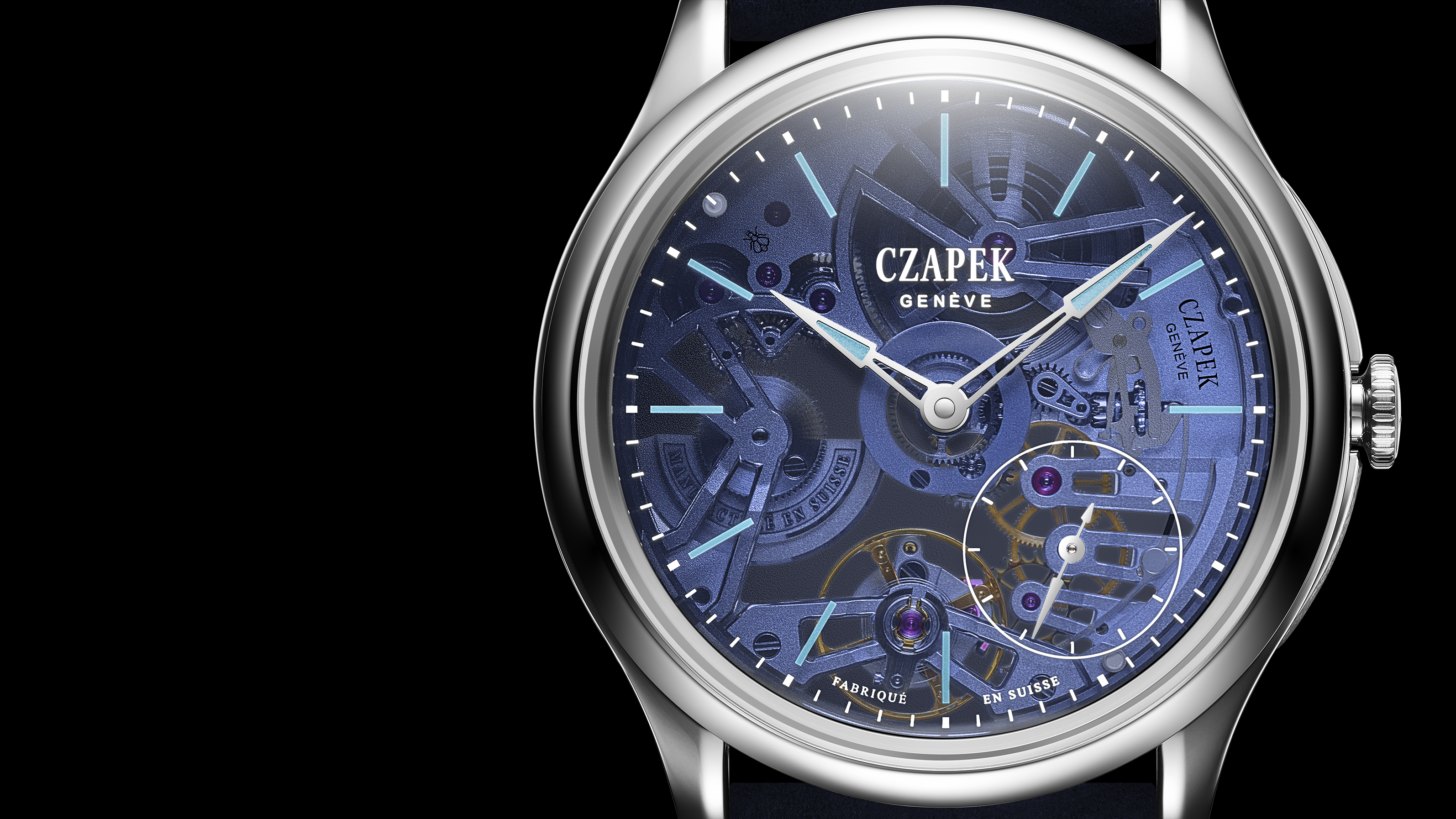 Czapek - Promenade Transparencies Aqua Blue